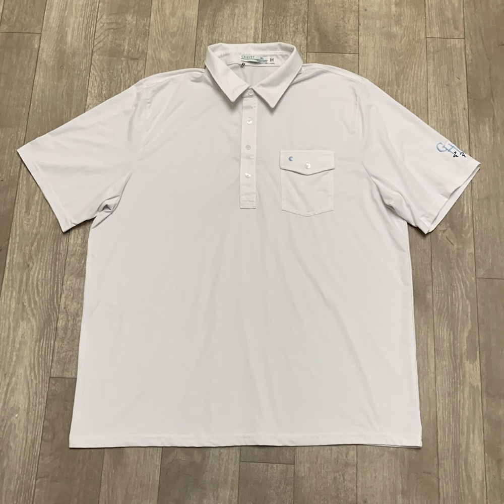 Mens Criquet Polo Golf Stretch Pocket‎ Shortsleeve Shirt